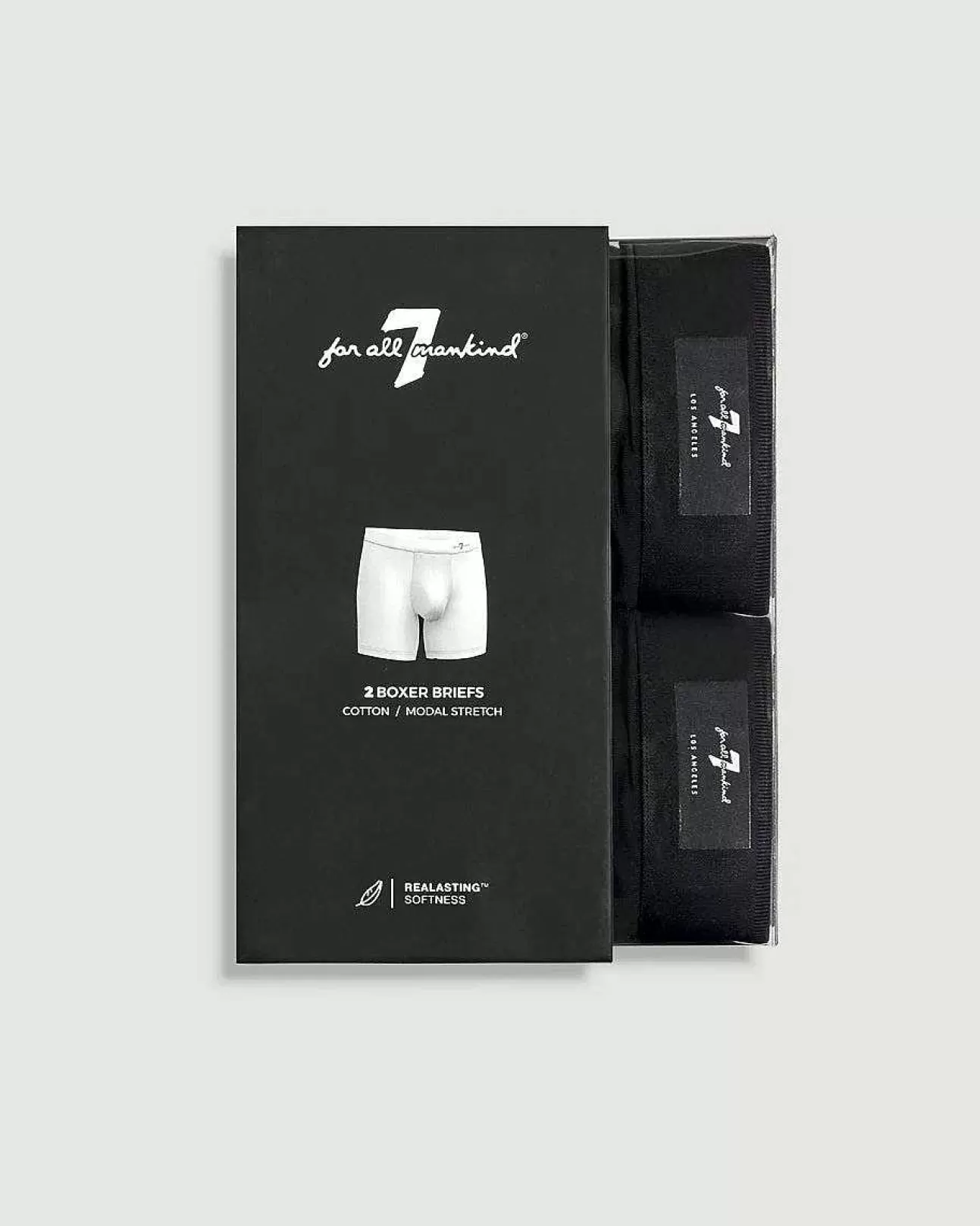 7 For All Mankind Boxershorts Im 2Er-Pack Schwarz Cheap