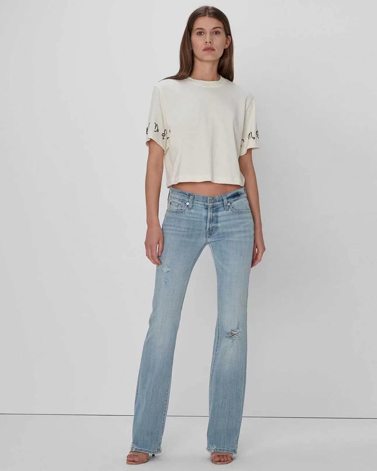 7 For All Mankind Broken Twill Original Bootcut In Coco Prive Best