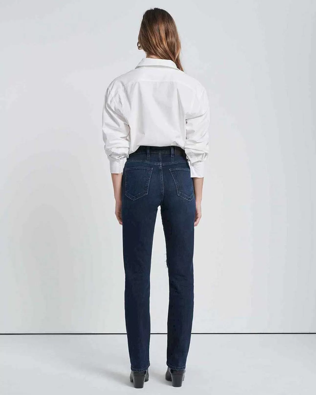 7 For All Mankind Einfaches Slim-In Sonnenstrahl Flash Sale