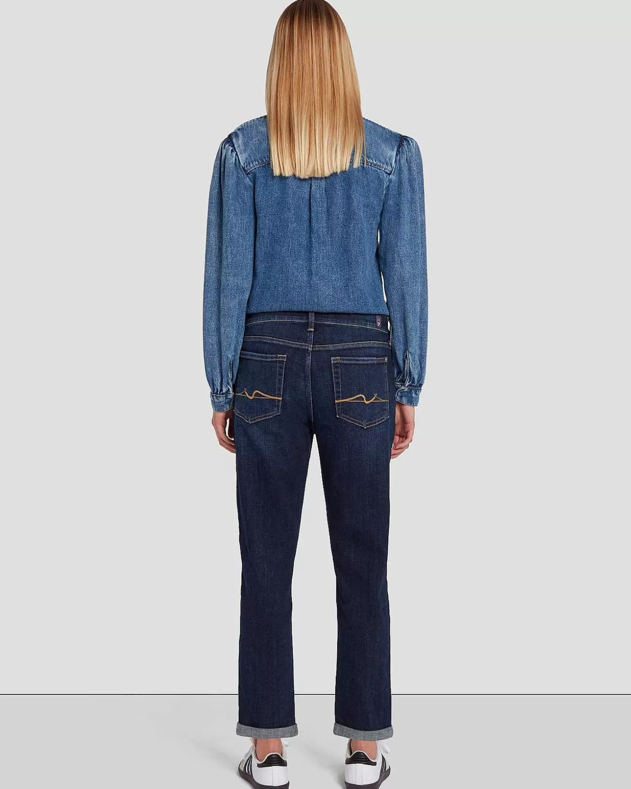 7 For All Mankind Gebrochener Twill Josefina In Calix Outlet