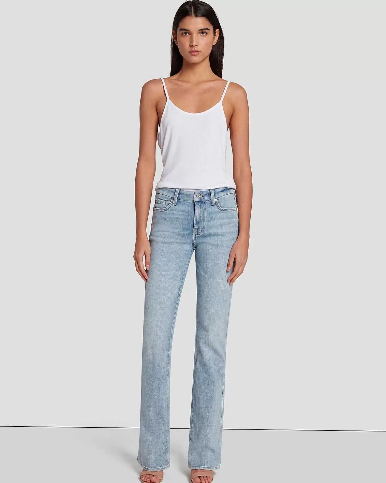 7 For All Mankind Kimmie Bootcut In Aus Gebrochenem Twill Coco Prive Store