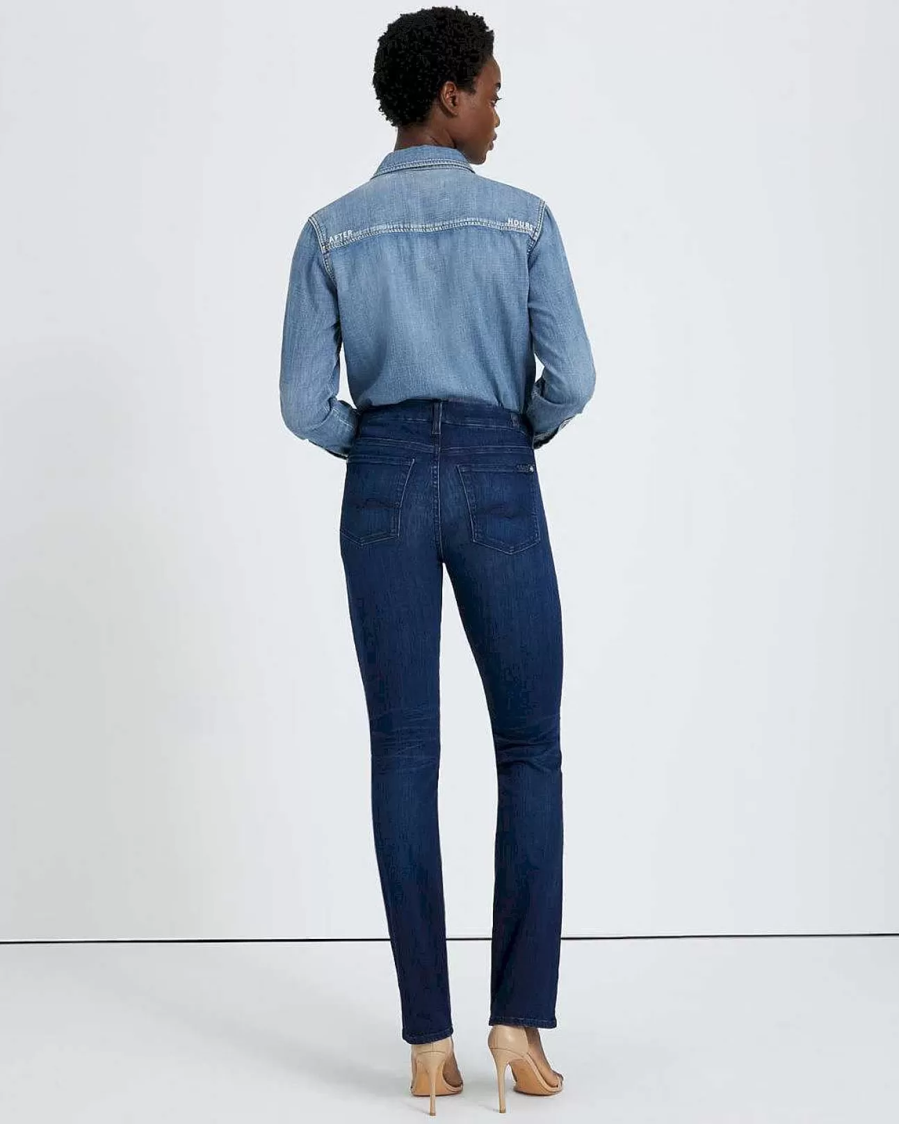 7 For All Mankind Kimmie Direkt Rein Dian Sale