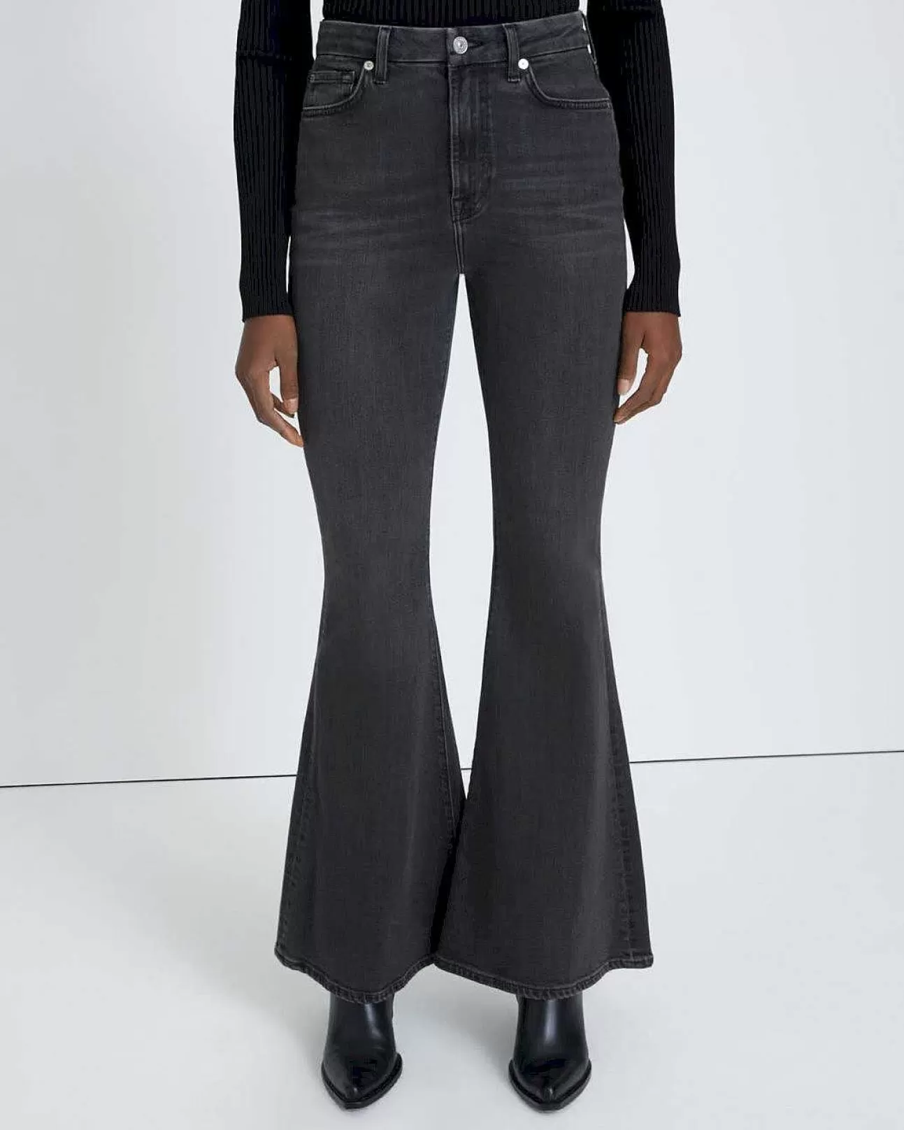 7 For All Mankind Mega Flare Jeans In Belle Sale