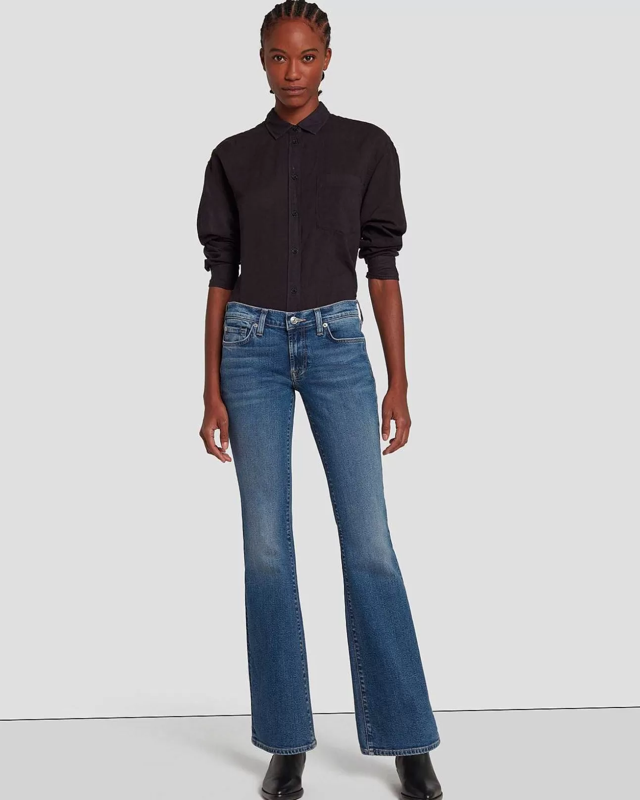 7 For All Mankind Original Bootcut In New York Dark Hot