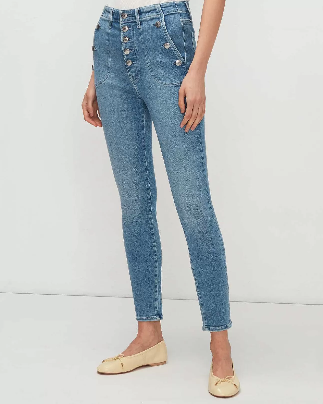 7 For All Mankind Portia In Blumen-Superstretch Store