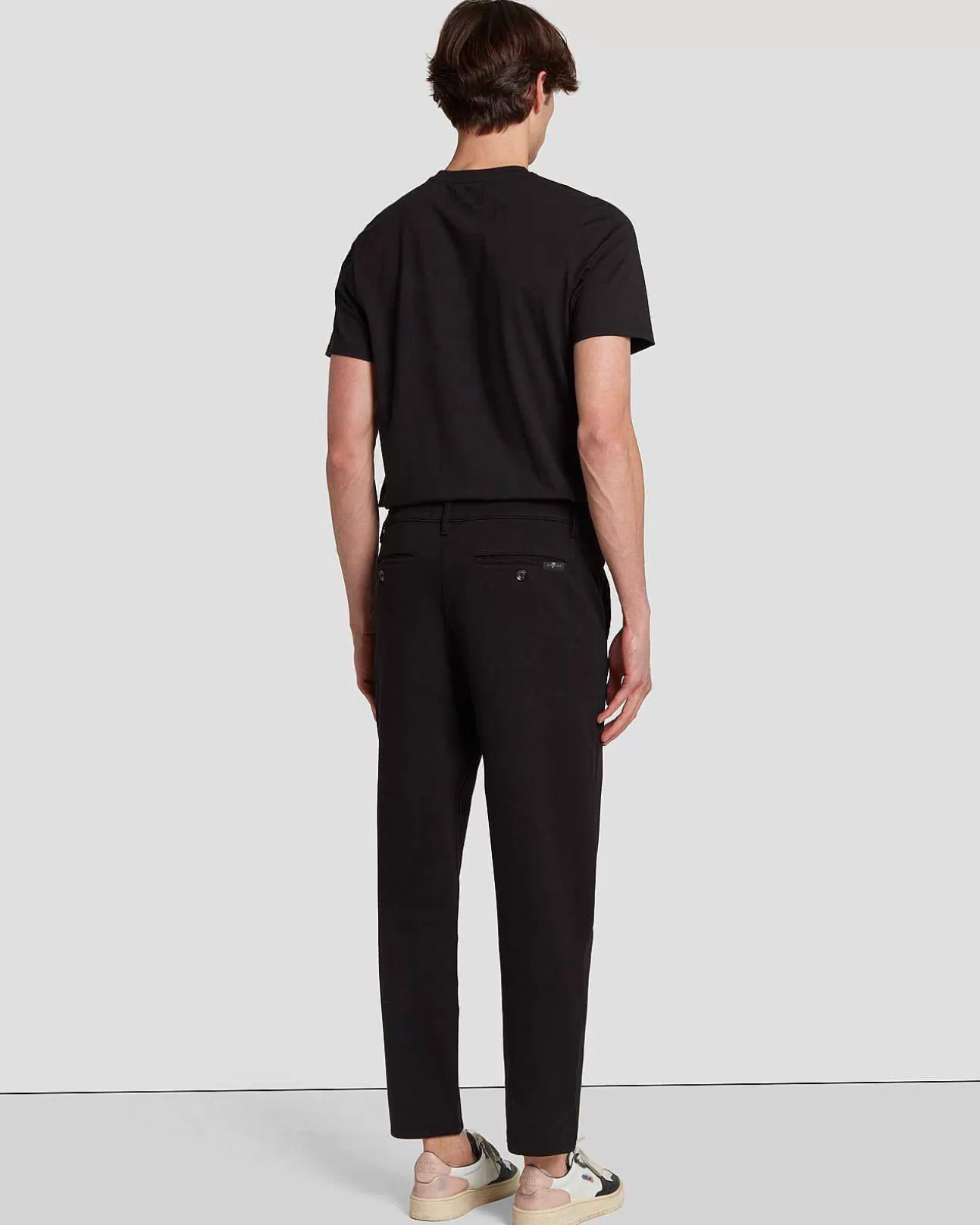 7 For All Mankind Reise-Chino In Schwarz Sale