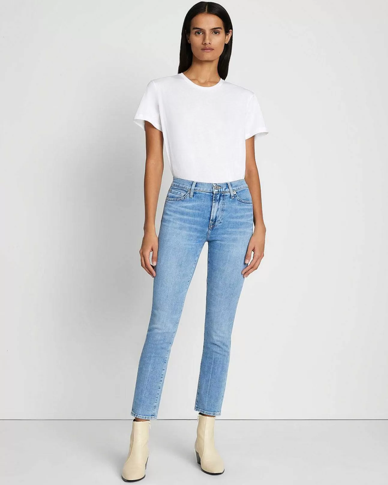 7 For All Mankind Roxanne Ankle In Fur Die Linke Hand Bailly Discount