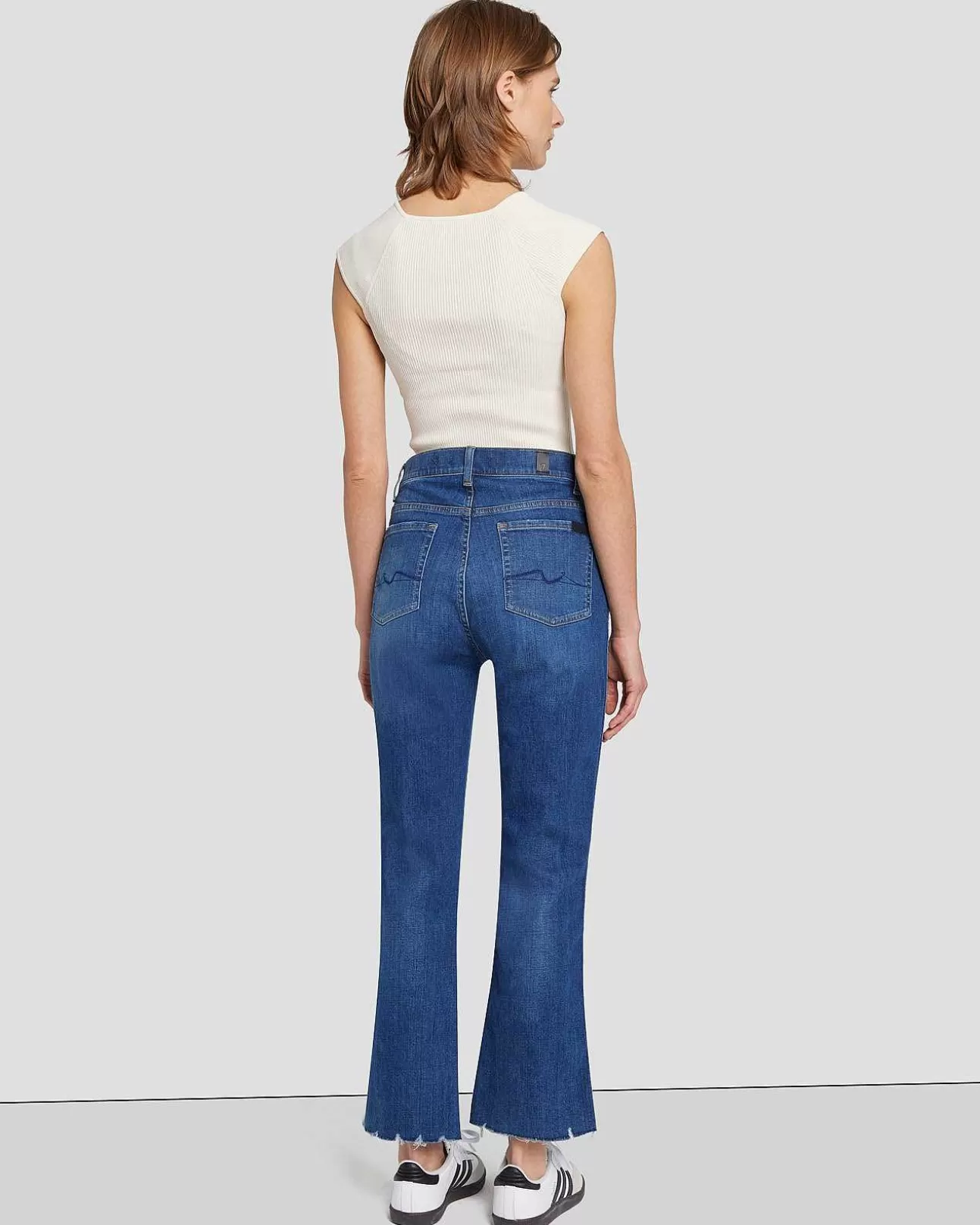 7 For All Mankind Slim Illusion High Waist Slim Kick-In Highline Cheap