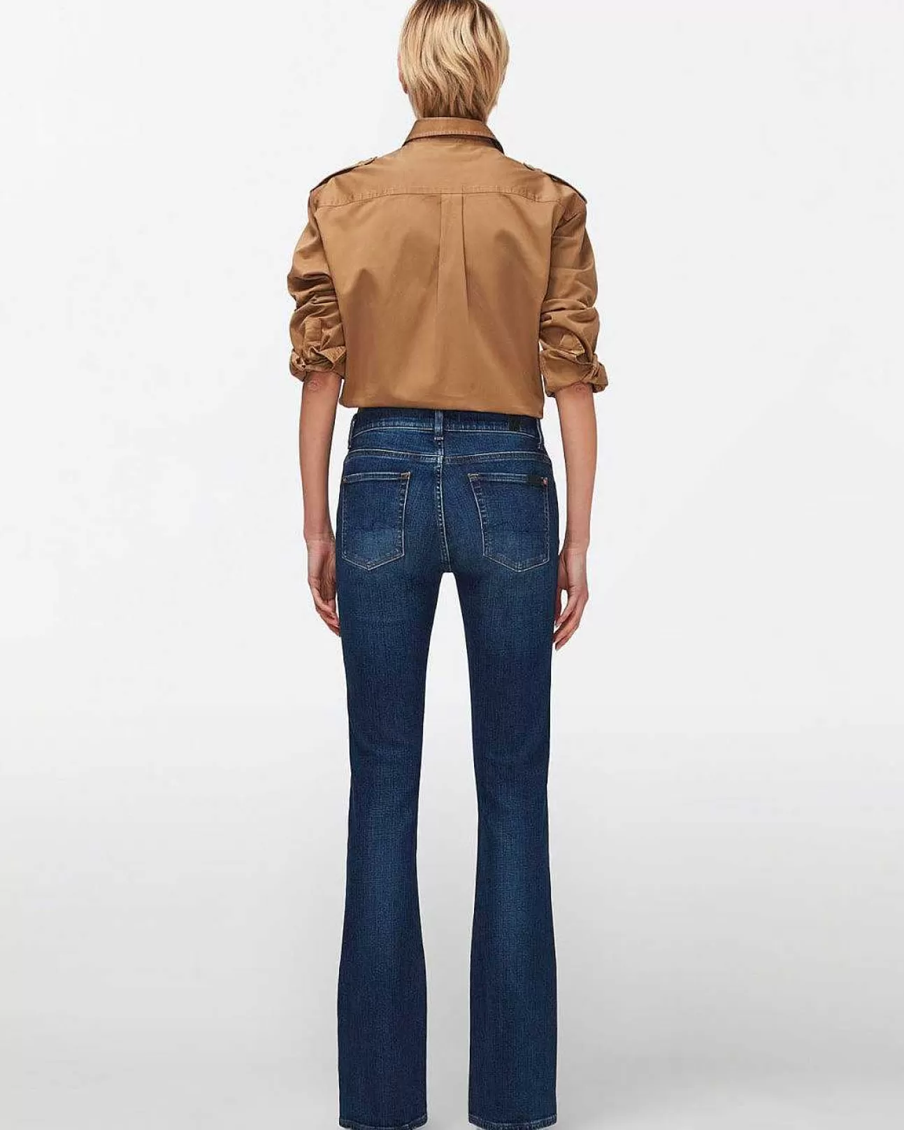 7 For All Mankind Slim Illusion Kimmie Bootcut In Highline Outlet