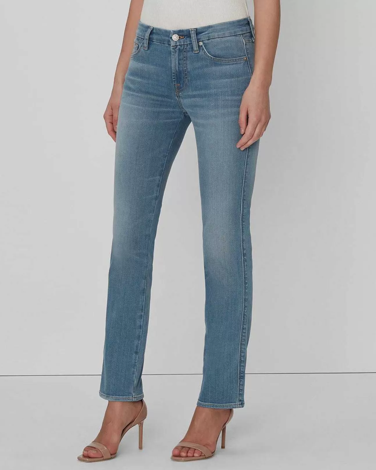 7 For All Mankind Slim Illusion Kimmie Straight In Delphi Clearance