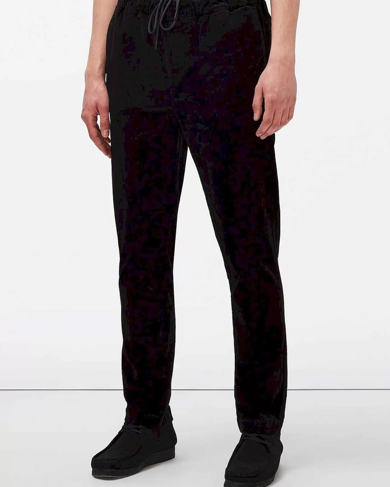 7 For All Mankind Warme Twill-Jogger-Chino Schwarz Cheap